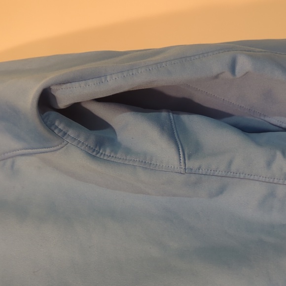 Nike Dri-fit blue running active zip top, reflective, hoodie, Medium, back pocke - Picture 5 of 7